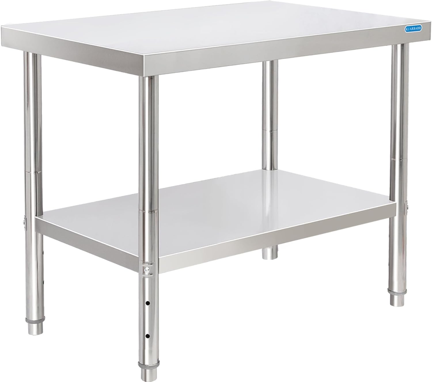 Stainless Steel Table for Prep & Work with Undershelf 24 x 36 in