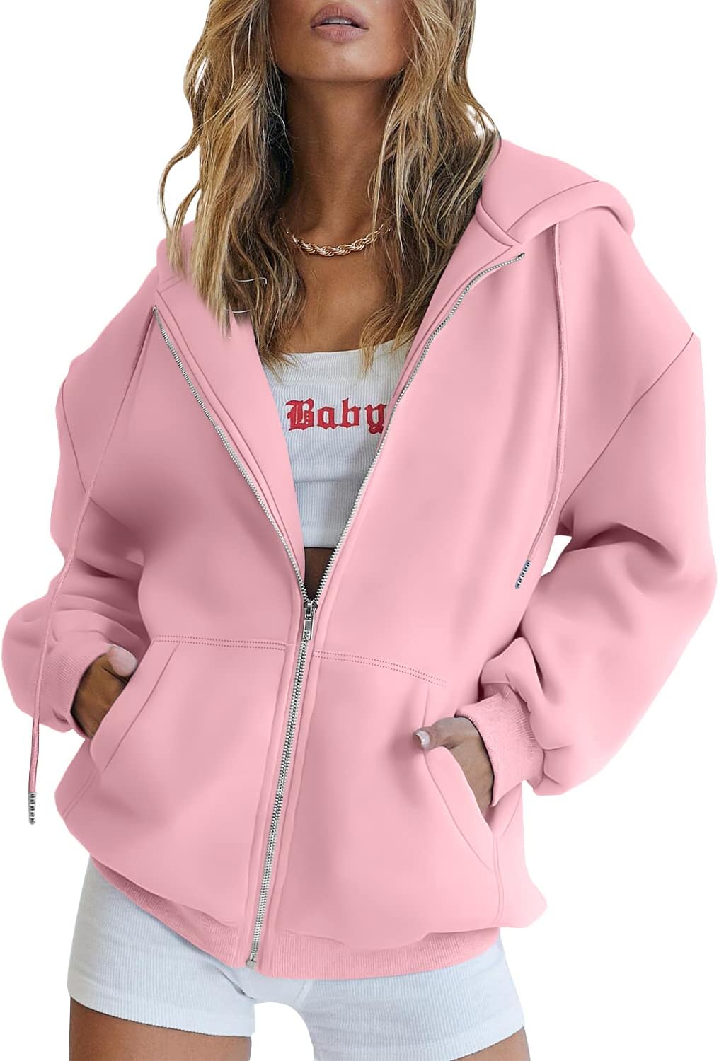EFAN Women's Oversized Casual Sweatshirts with Pocket for Fall