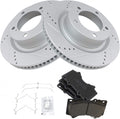 Front Brake Pad & Rotor Kit for Lexus LX570 and Land Cruiser - Ceramic