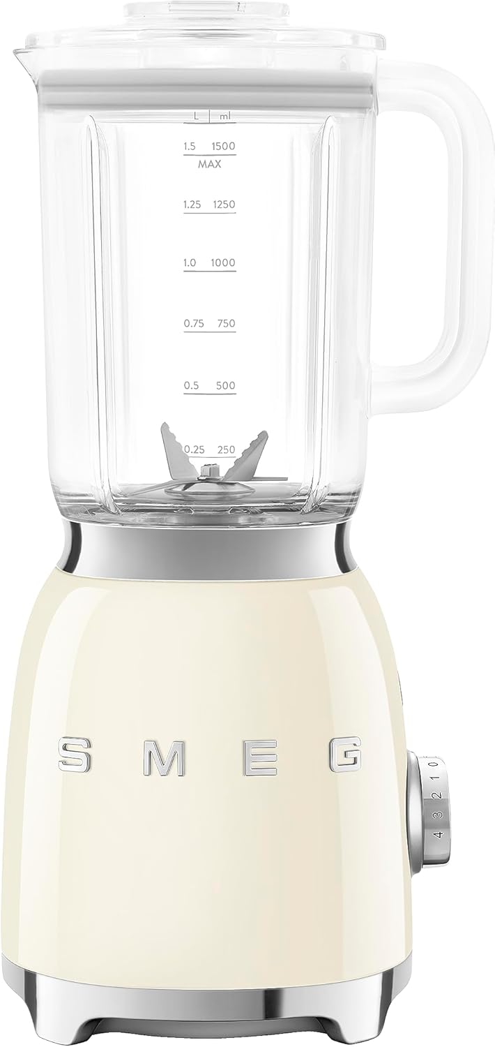 SMEG BLF03 Retro Style Blender with 600W Motor and 48 oz Jug