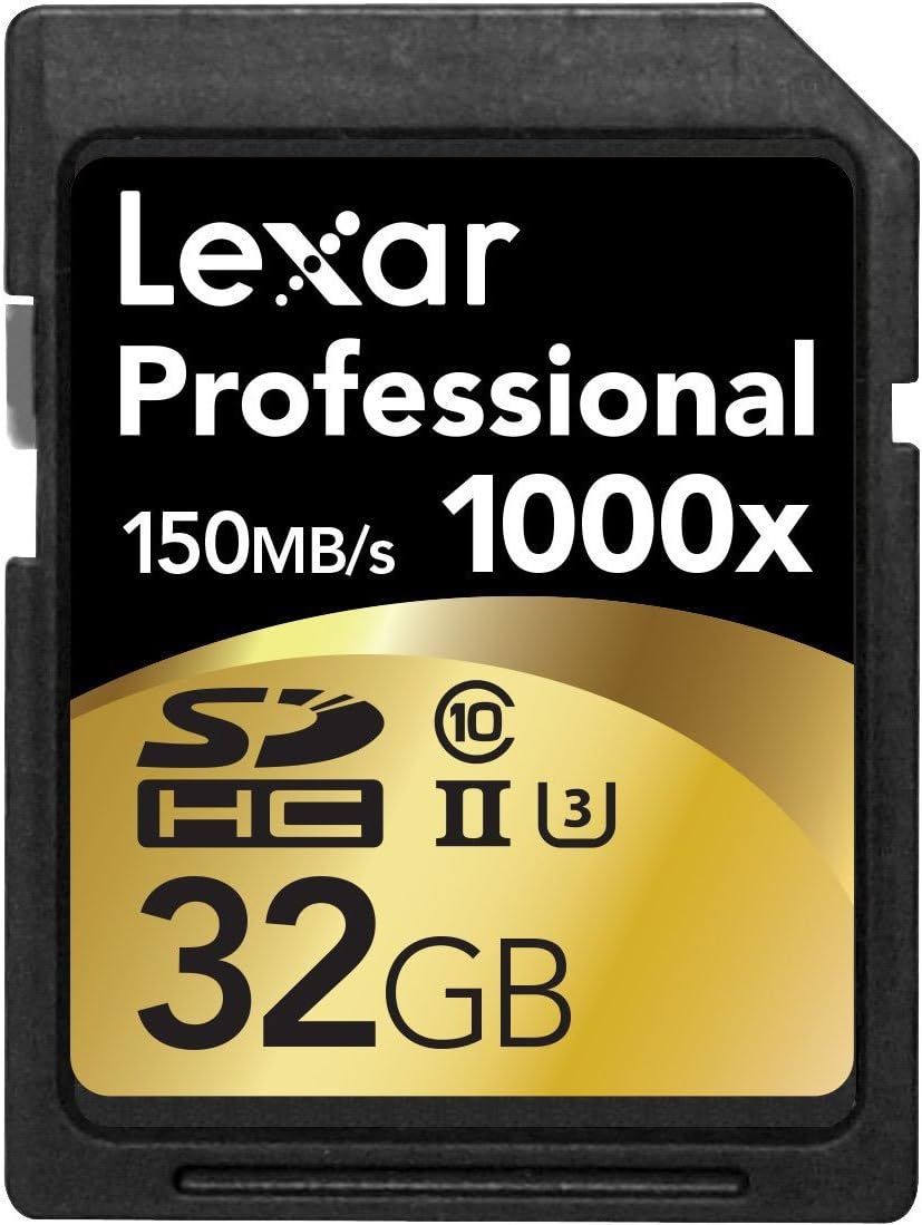 Lexar Professional 1000X 32GB SDHC UHS-II Card for High-Speed Capture