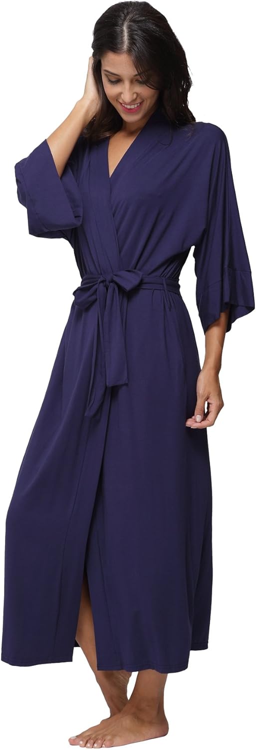 Women's Soft Long Bath Robes for Comfort and Style