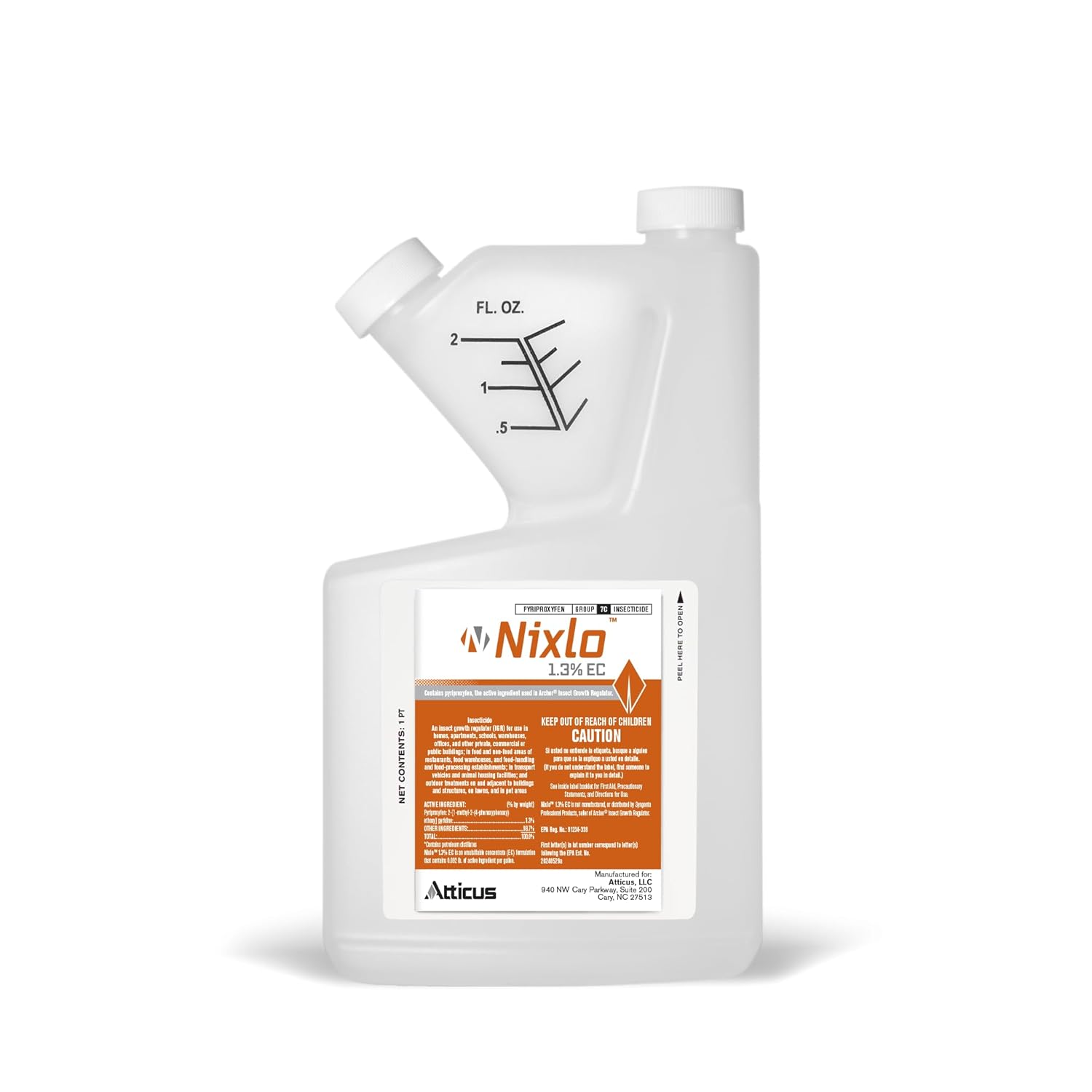 Nixlo 1.3 EC Indoor Outdoor Insect Control for Fleas Ticks