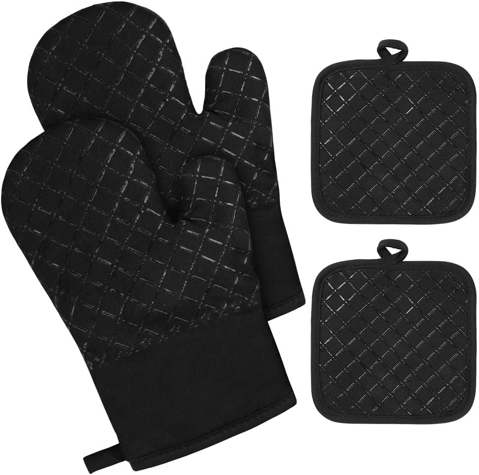 446F Heat Resistant Oven Mitts Set
