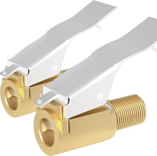 250 PSI Brass Tire Chuck Adapter - Leak-Free!