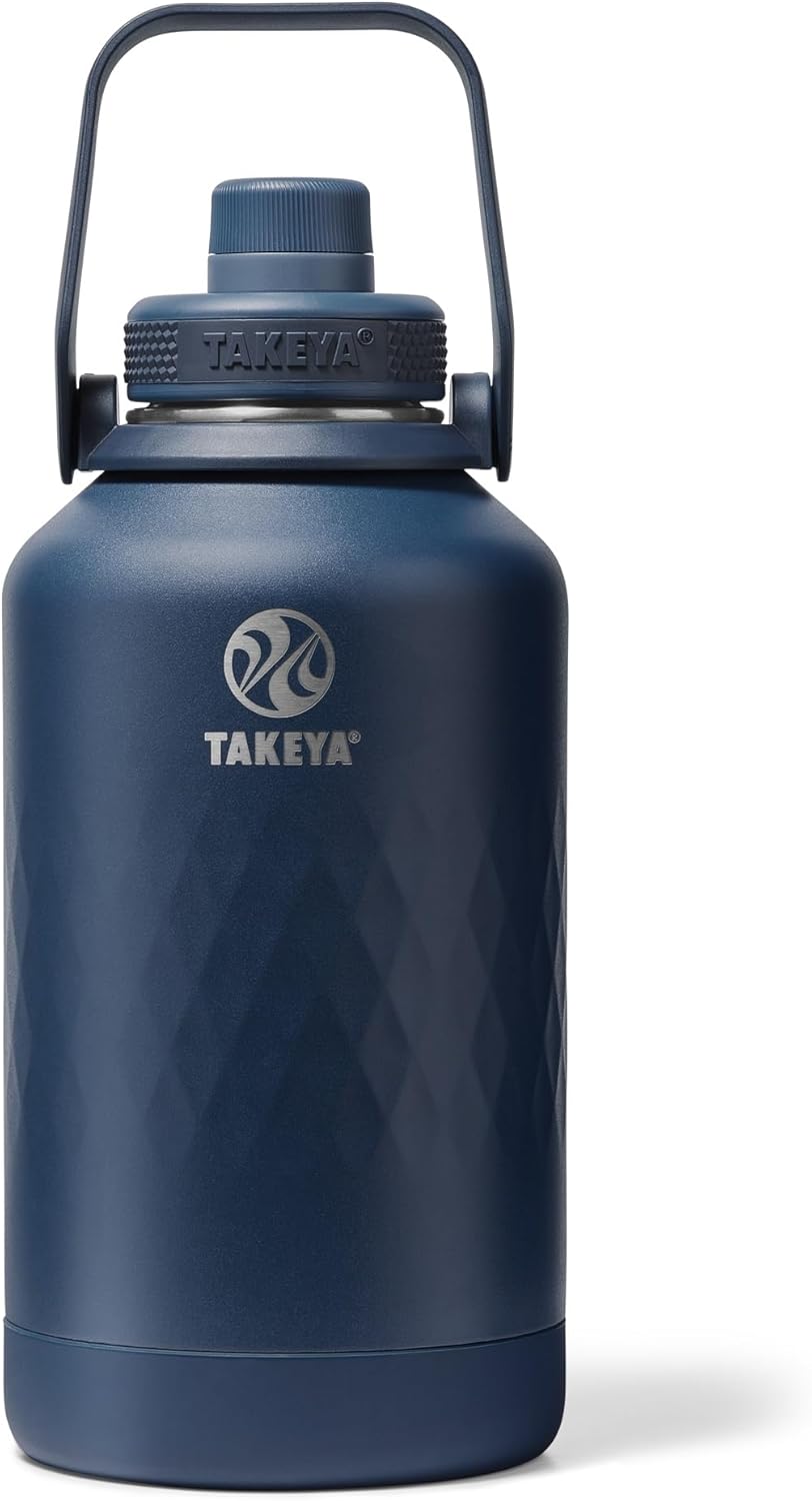 Takeya Sport 64 oz Triple-Insulated Water Bottle for Hydration