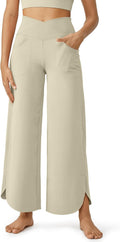 G4Free Women's Wide Leg Ankle Pants - Comfort Meets Style