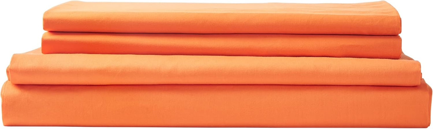 Cotton Queen Size Sheet Set - Soft & Breathable 4 Piece Set