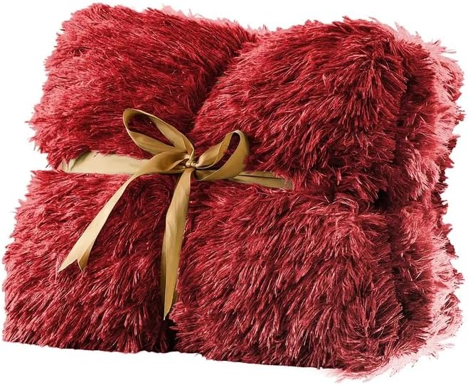 Yescool Weighted Blanket for Adults 20 lbs 60in x 80in Crimson