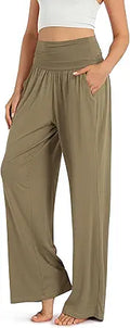 ODODOS Women's Wide Leg Palazzo Lounge Pants for Comfort