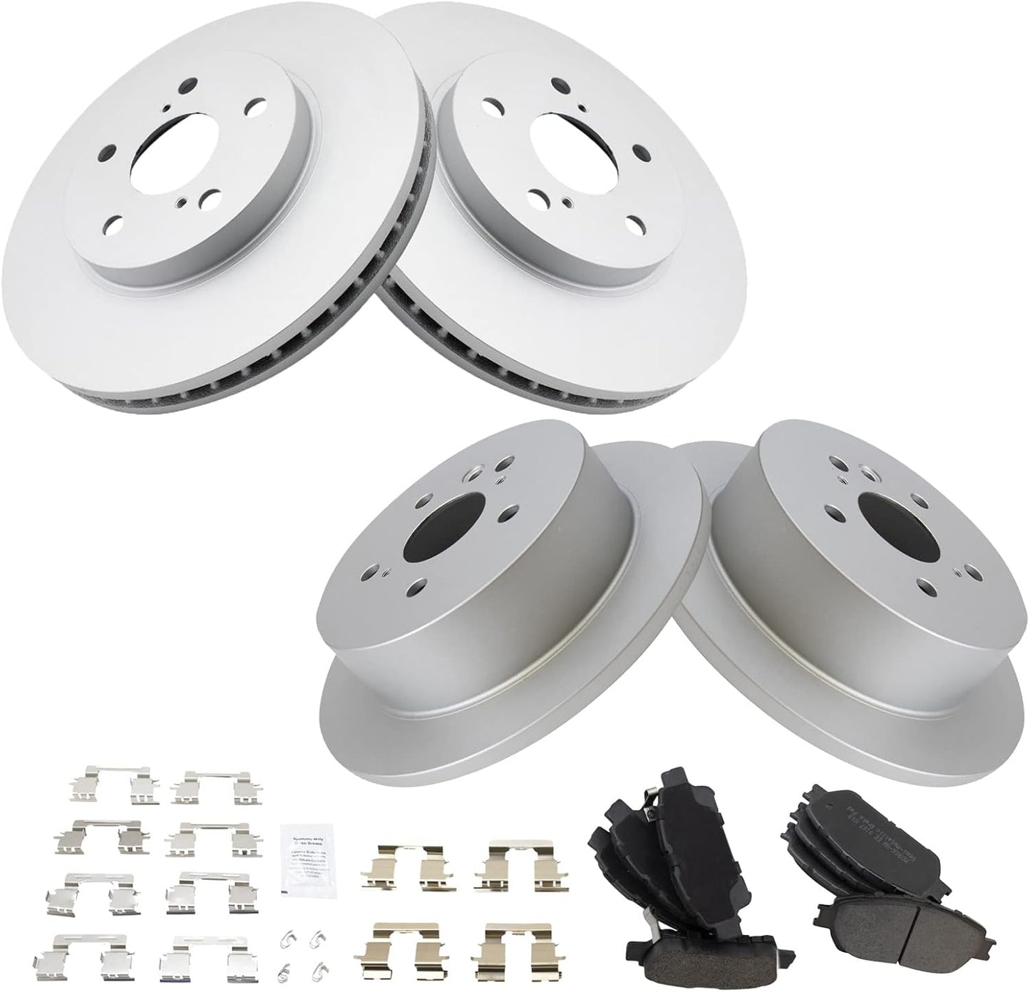 Premium Brake Pad & Rotor Kit for 2004-2010 Toyota Sienna