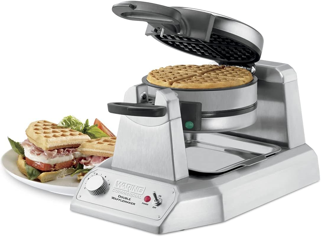Waring Classic Double Waffle Maker - 60 Waffles per Hour!