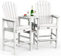 VINGLI Tall Adirondack Chairs Set of 2 - Weather Resistant Balcony