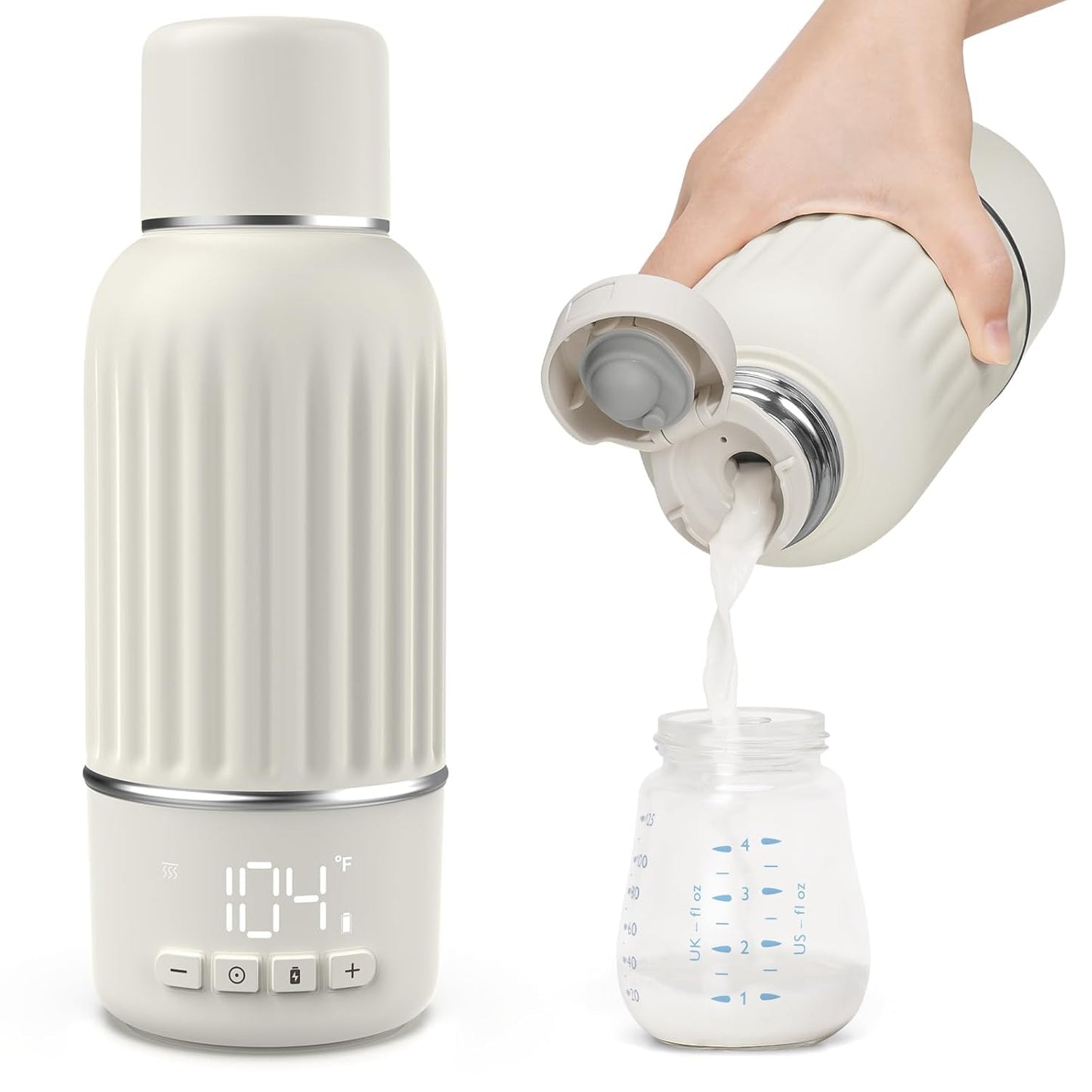 Portable Bottle Warmer for Travel with Fast Heating Feature