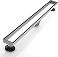 Linear Shower Floor Drain 30 Inch Brushed Nickel Stainless Steel