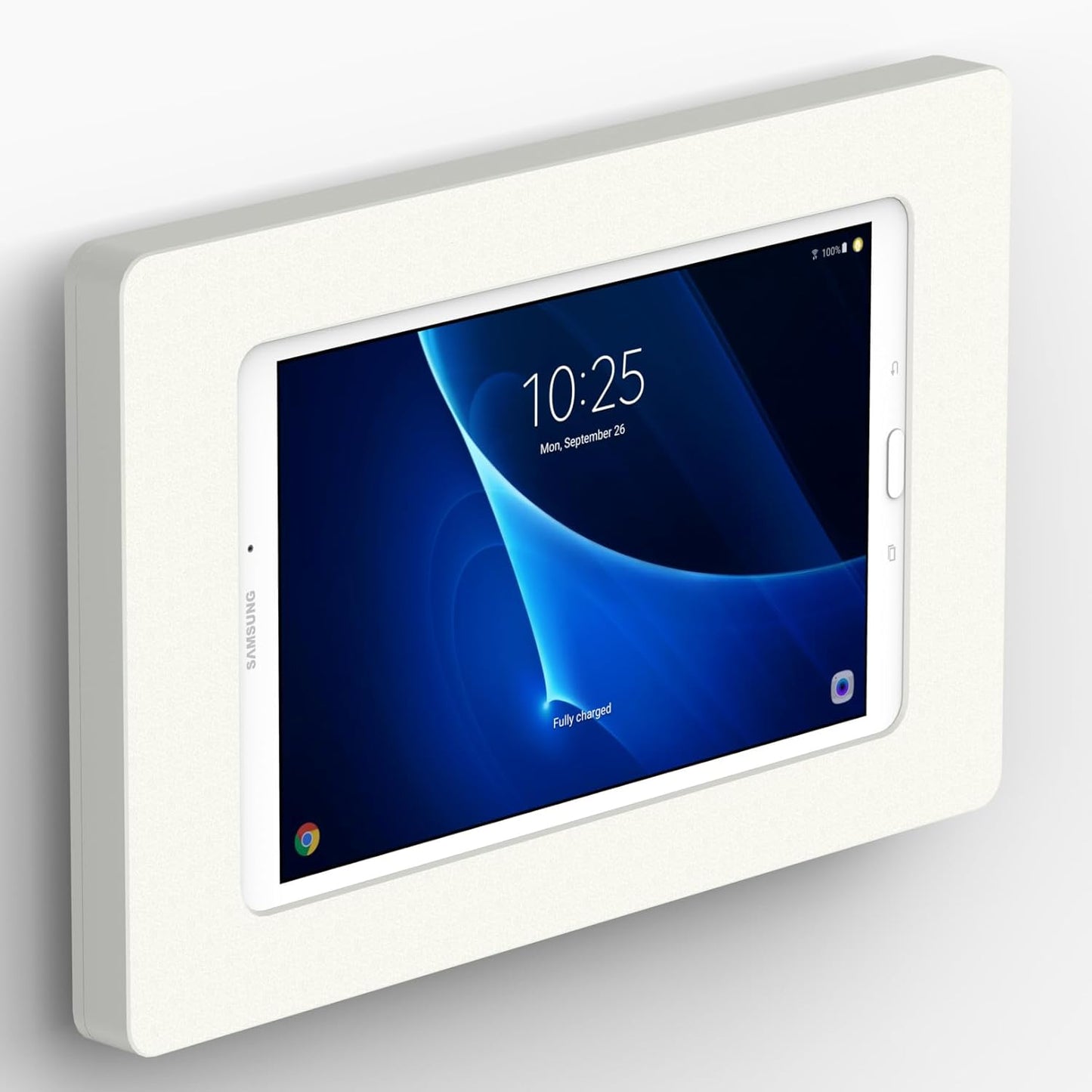 VidaMount White Enclosure and Fixed VESA Slim Wall Mount Bundle