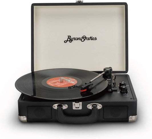 Bluetooth 3-Speed Record Player with Built-in Speakers and More
