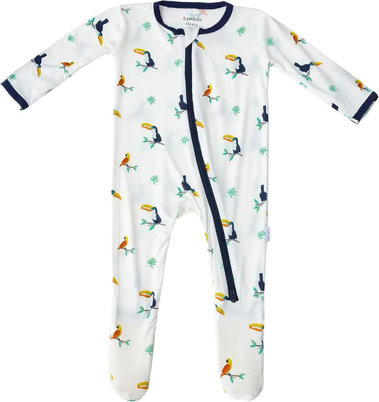 Ultra Soft Baby Footie Pajamas for Newborns - 0-24 Months