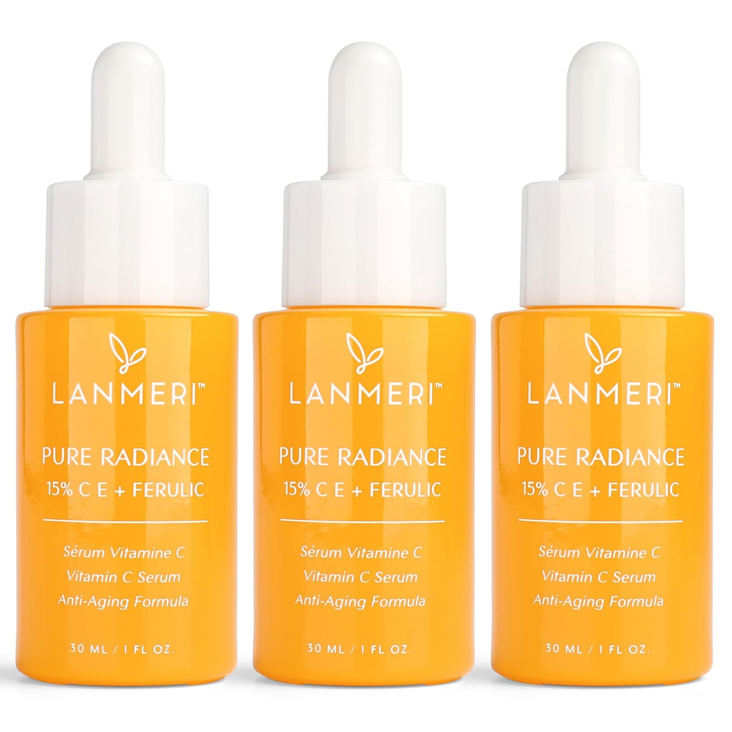 Vitamin C Face Serum 3pack - Powerful Anti Aging Solution