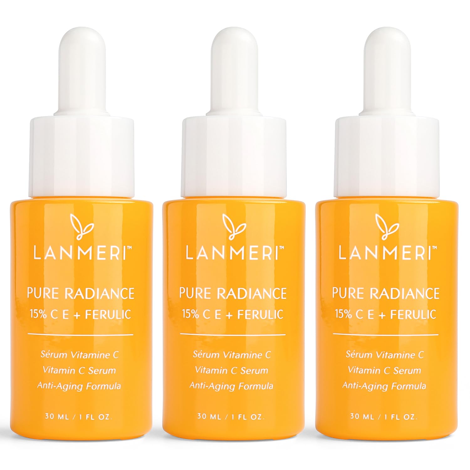 Vitamin C Face Serum 3pack - Powerful Anti Aging Solution