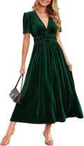 Retro Velvet Maxi Dress for Women by Sissyaki for Special Occasions