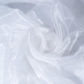 Fynite White Organza Fabric by the Yard - Bridal Soft Sheer Organza