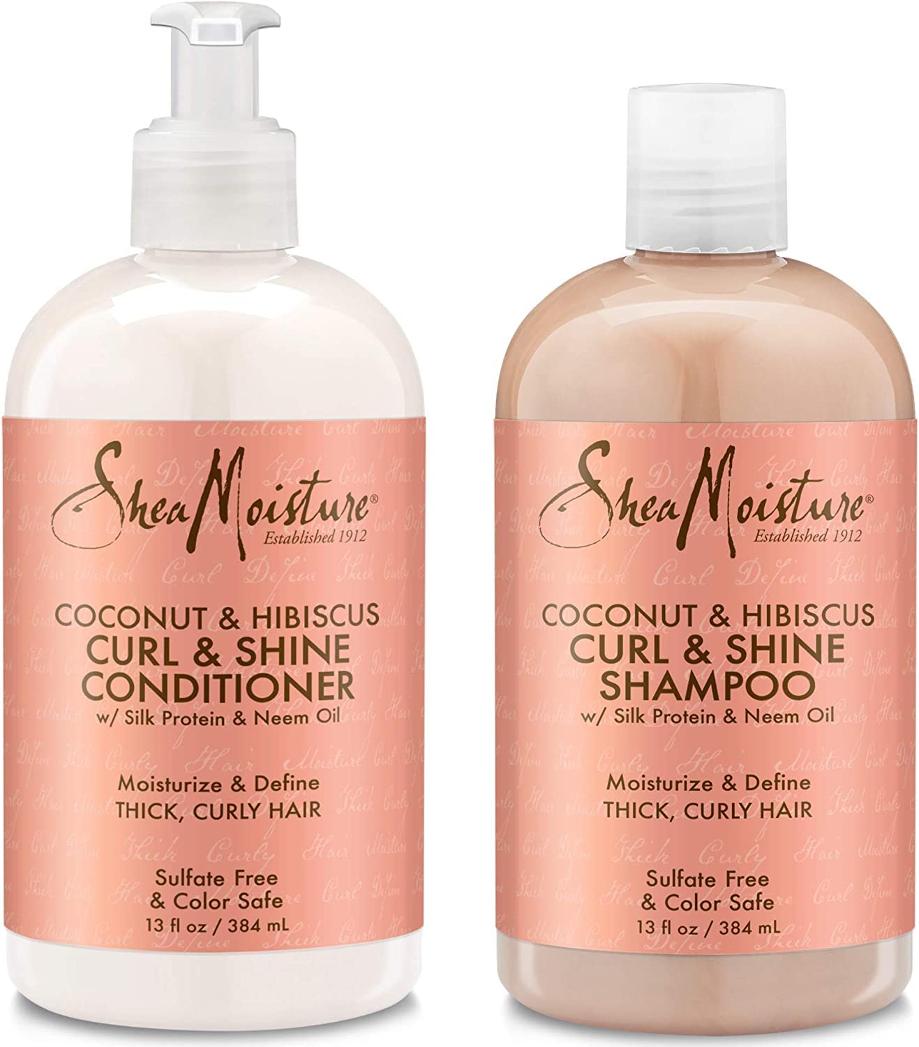 Frizz-Free Curls Duo, Coconut & Hibiscus, 13 oz