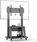 Mobile TV Stand Rolling TV Cart for 32-75 in - Adjustable, Heavy-Duty