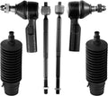 Front Inner and Outer Tie Rod Ends Kit Compatible with Toyota