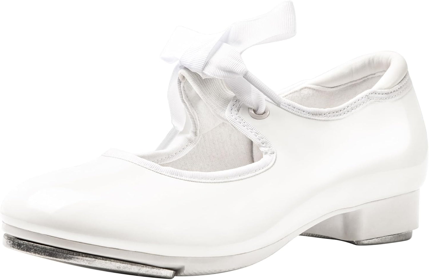 Linodes Leather Patent Tap Shoe for Kids - Comfort & Style