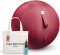 Balance Ball Chair 25.5 in for Office & Home - Linen Cover Ergonomic