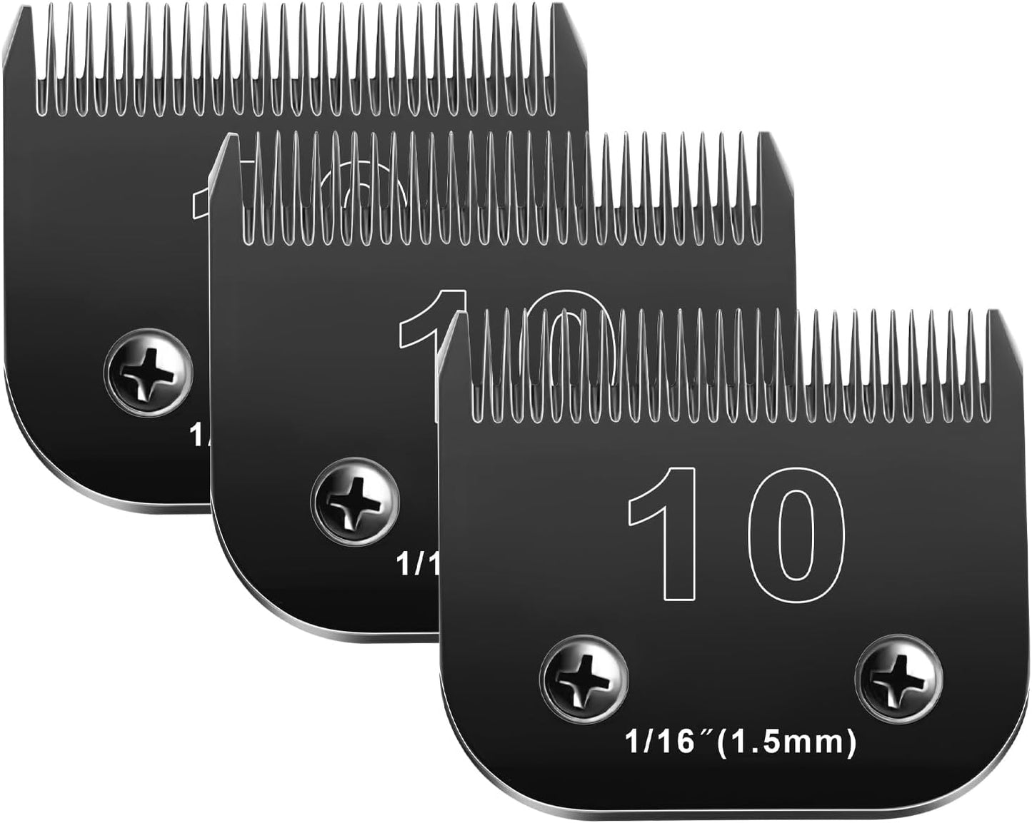 10 Blades Dog Grooming Blades for Andis Oster Wahl Clippers