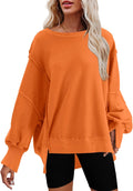 Nirovien Womens Oversized Crewneck Sweatshirt - Cozy Slouchy Pullover