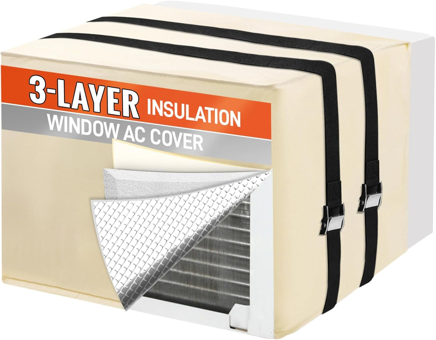 Air Conditioner Covers for Outside with 3 Layers Insulation