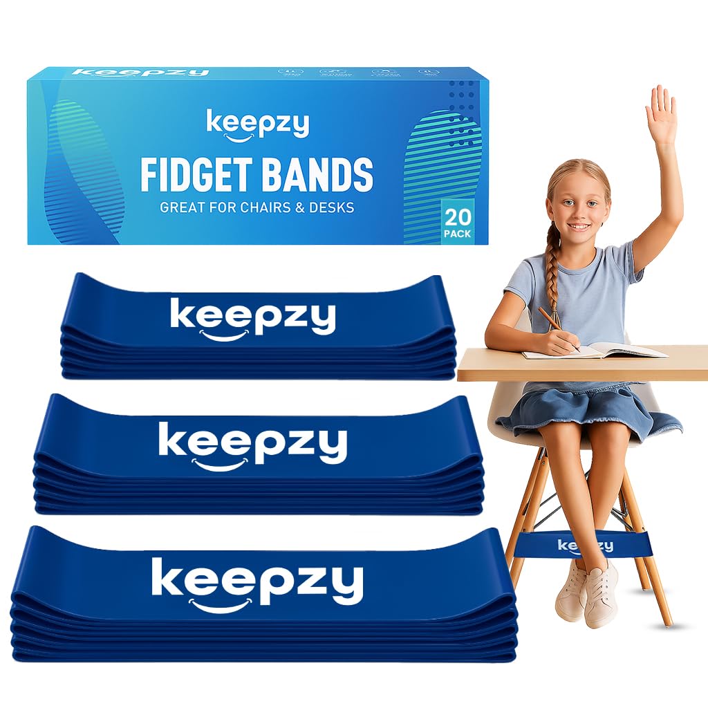 20 Pack Chair Bands for Kids with Fidgety Feet and ADHD