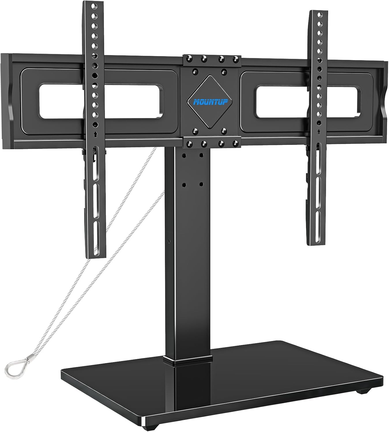 Height Adjustable TV Stand for Large Flat Screens - MOUNTUP