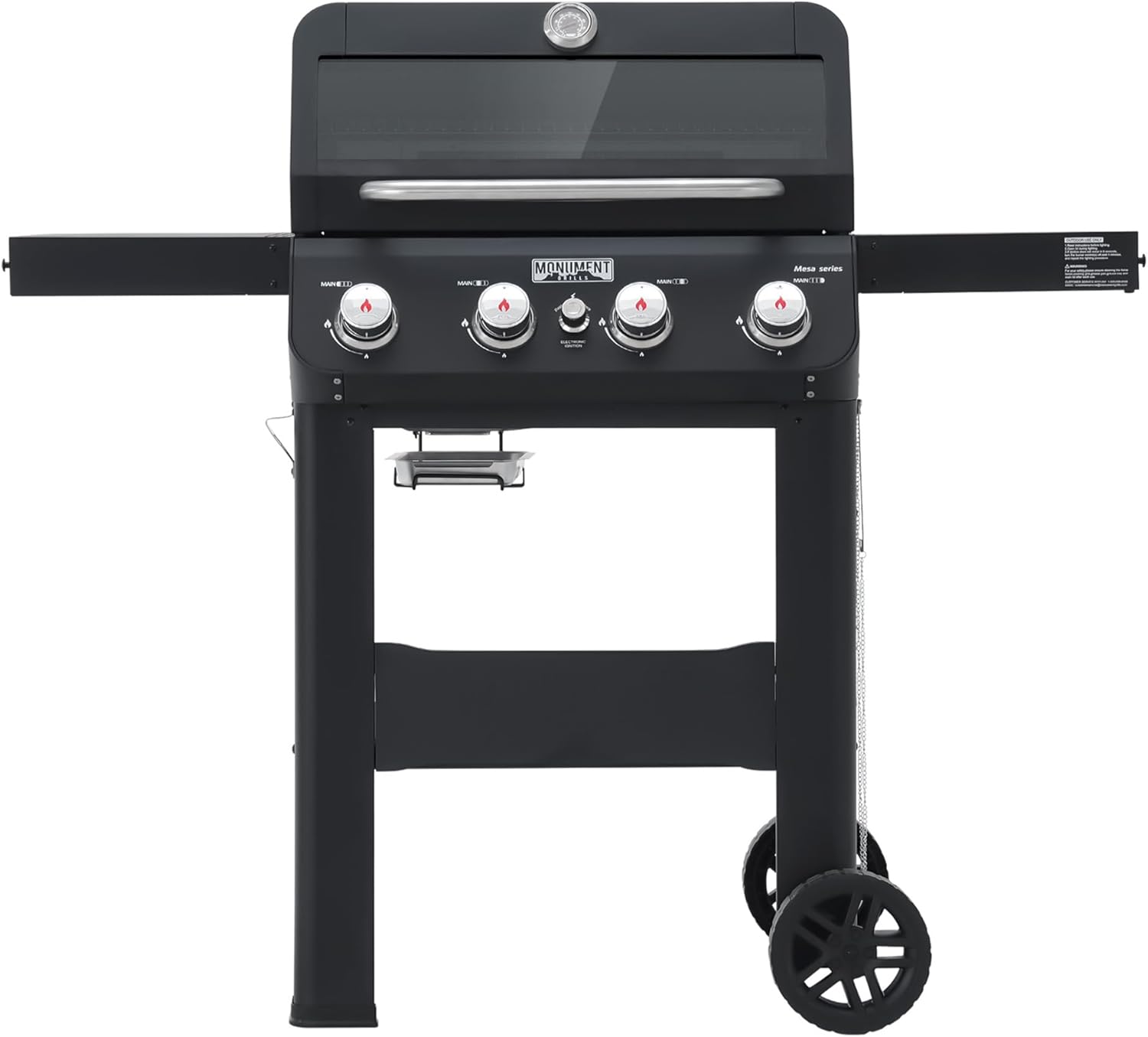 Monument Grills 4-Burner Liquid Propane Gas Grill for BBQ