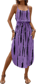Spaghetti Strap Tie Dye Cami Dress for Women Perfect for Any Event