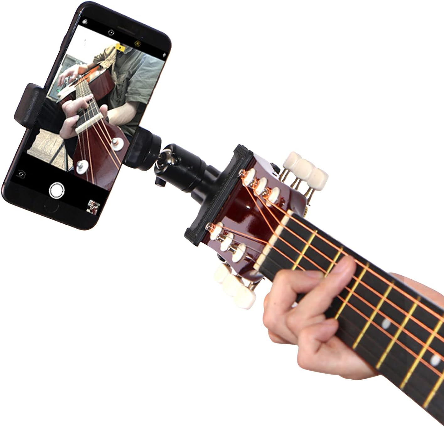 RockCheems Guitar Headphone Mount - Hands-Free Live Streaming!