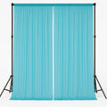 IFR Chiffon Drapes Panels for Wedding Backdrops - Turquoise