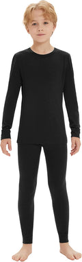 Iguana Unisex Kids 100% Merino Wool Base Layer Set - Warm, Itch-Free