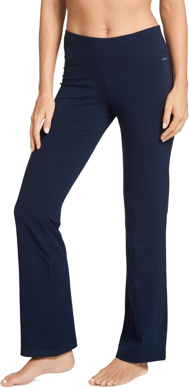 Jockey Women's Activewear Cotton Stretch Bootleg Pant Review