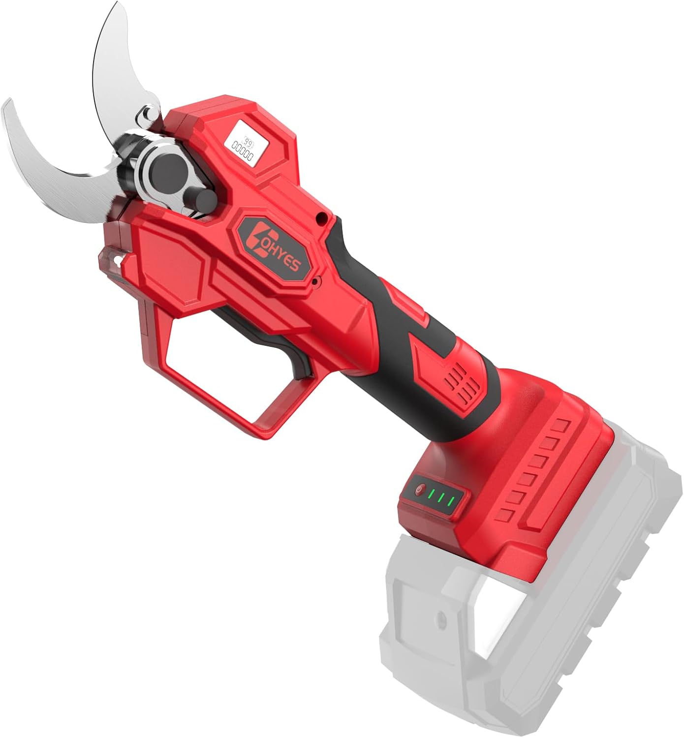 ohyes Pruning Shears with LCD Display for Effortless Cutting
