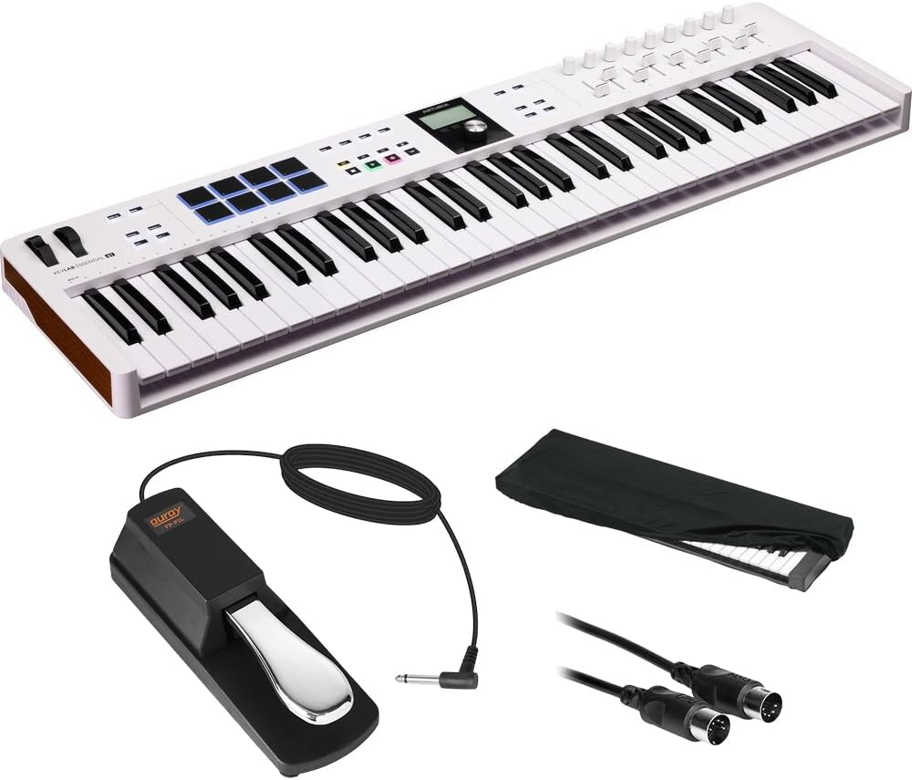 Arturia 231531 KeyLab Essential mk3 MIDI Controller Bundle