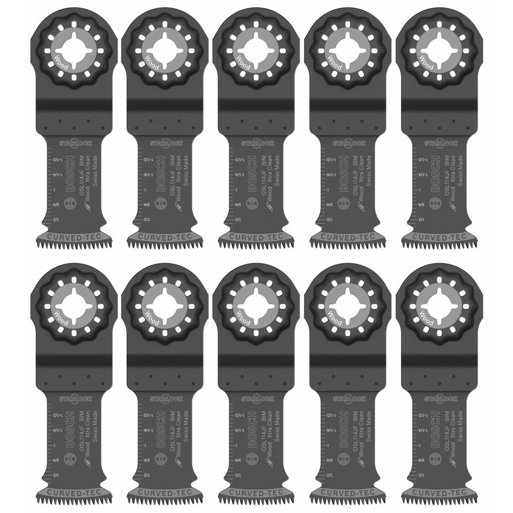 Bosch OSL114JF-10 Starlock Oscillating Multi Tool Blade 10 Pk