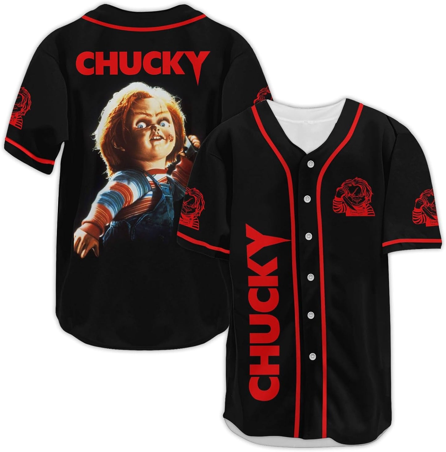 Horror Jersey for Halloween Parties and Scary Movie Lovers
