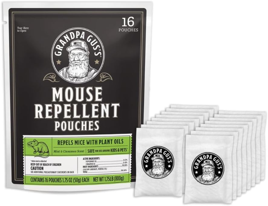 Grandpa Gus's 16-pc Natural Mouse Repellent Pouches