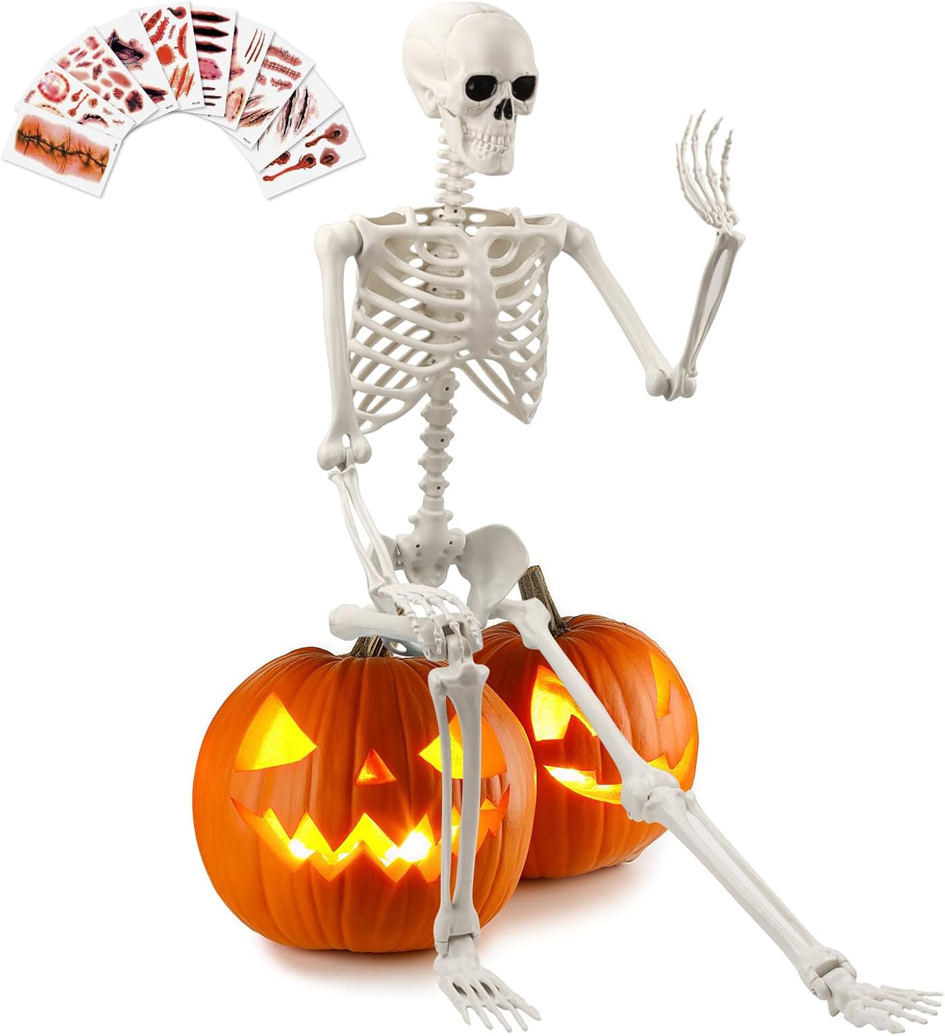 5.4 FT Giant Skeletons for Halloween Decor and Parties