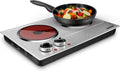 Ceramic Double Hot Plate 1800W Dual Control Infrared - Portable