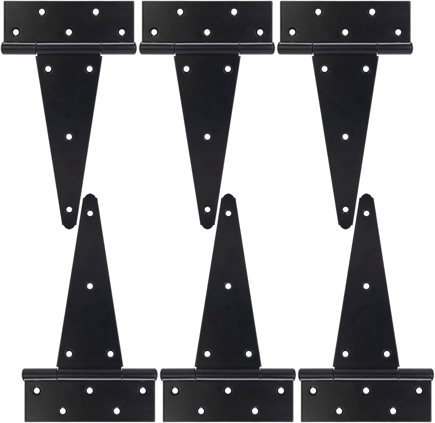 10 Inch Heavy Duty T-Strap Gate Hinges for Wooden Fences